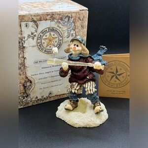 Boyds Wee Folkstone Snowman 36516 Pee Wee Buntsalot..Winter League 1st Edition
